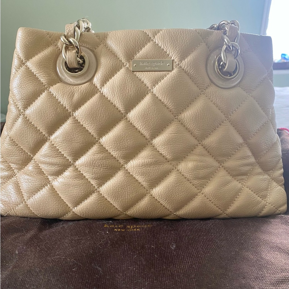 Quilted kate spade purse